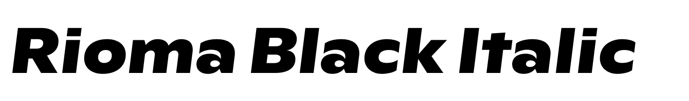 Rioma Black Italic